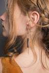 Boucles d'oreilles Miranda Bleu turquoise