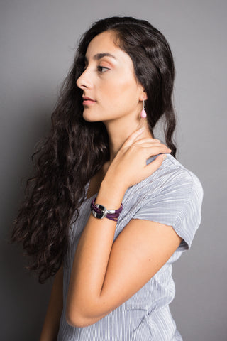 Bracelet Cléa Havane Argenté